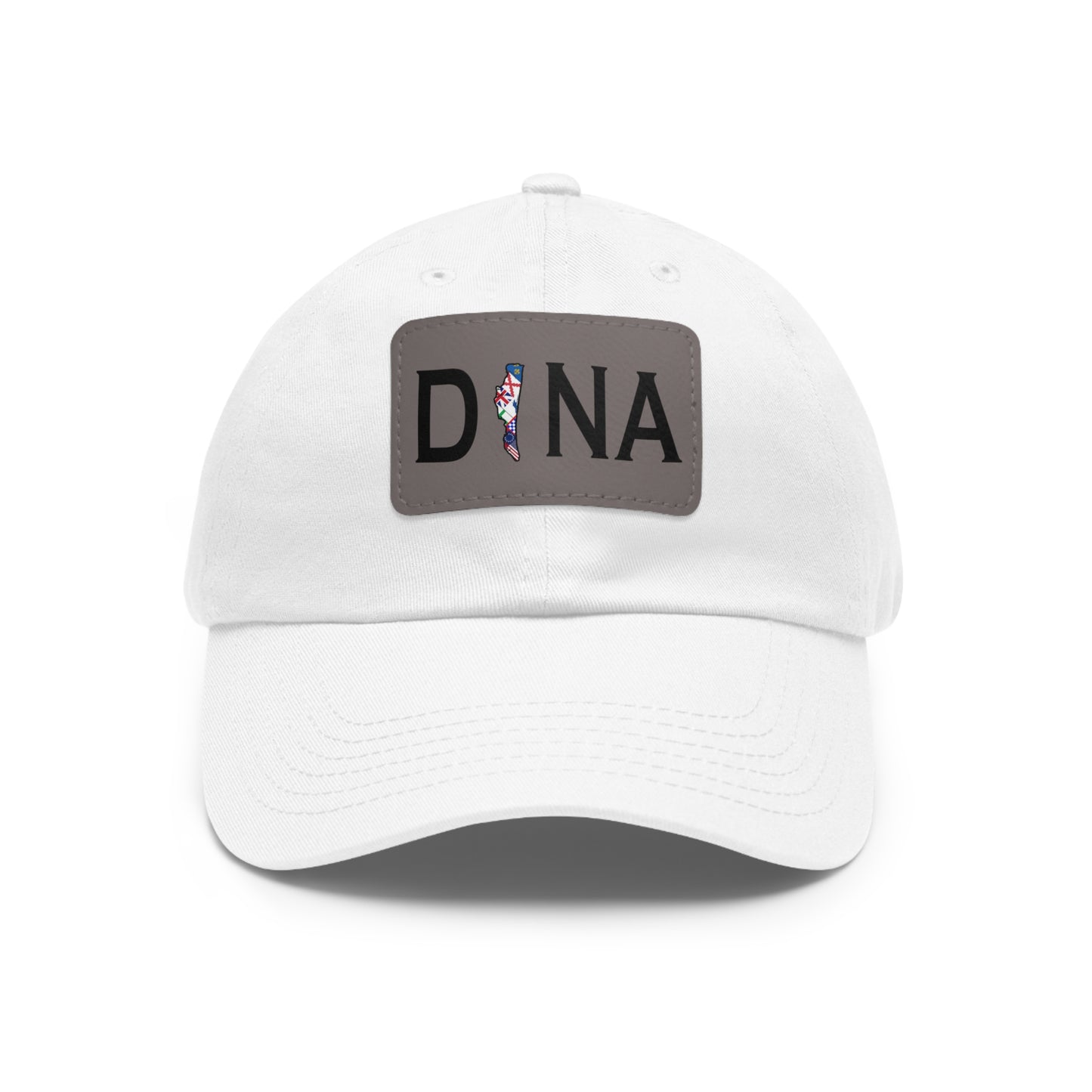 The Local - Dad Hat with Leather Patch (Rectangle)