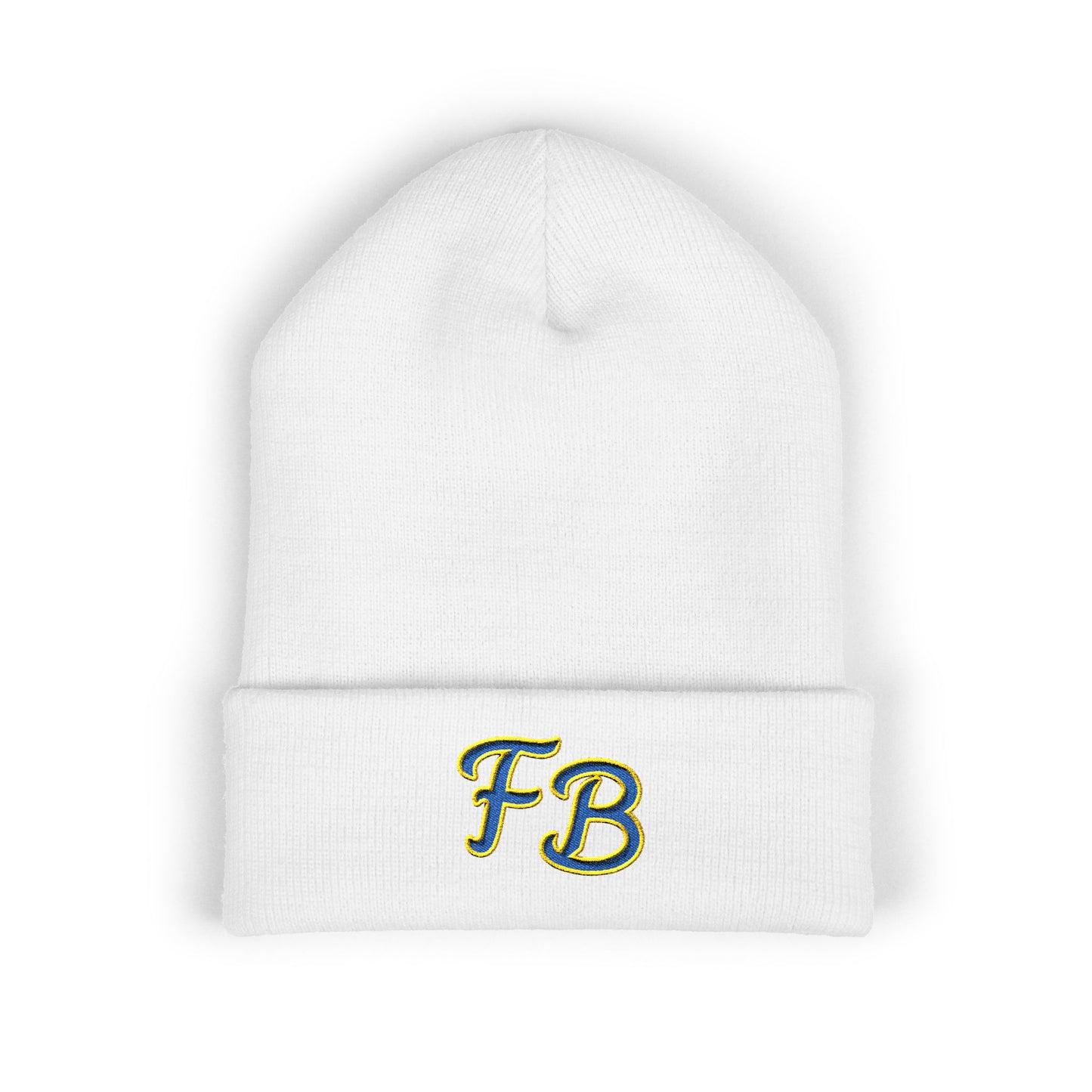 Copy of Embroidered 'FB' Cuffed Beanie - Classic Knit Winter Hat