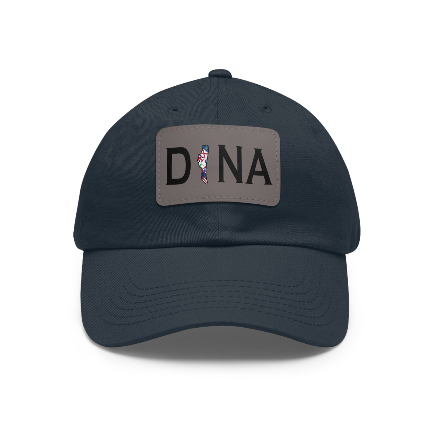 The Local - Dad Hat with Leather Patch (Rectangle)