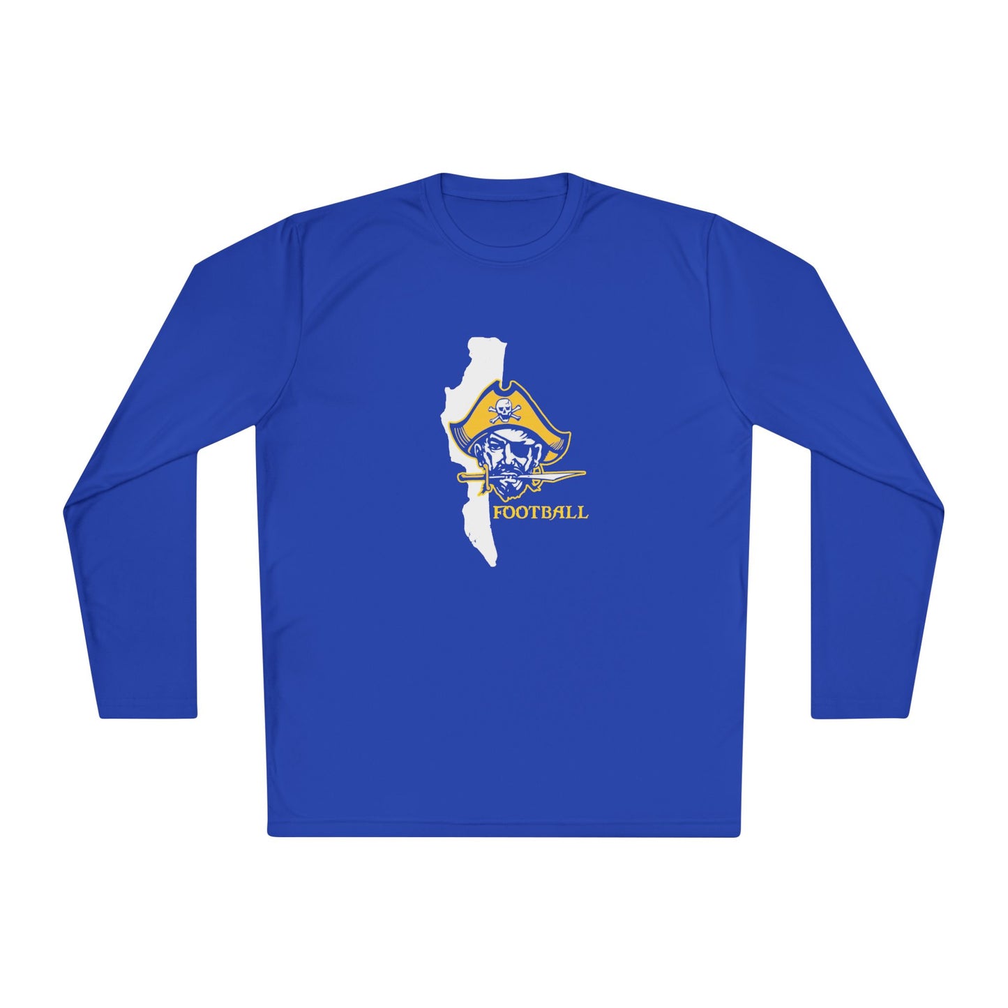 Pirate Football Tee — Lake State Logo Long-Sleeve
